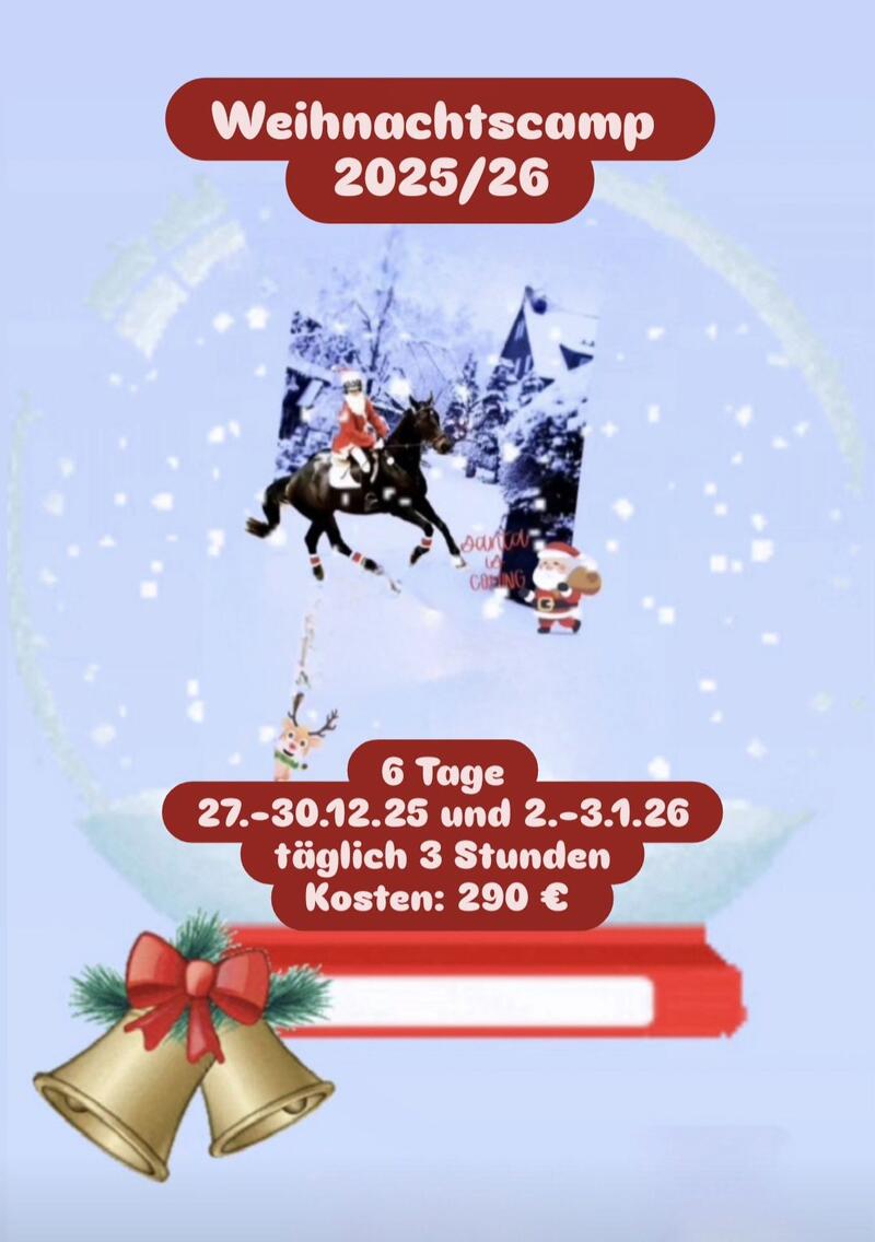 Ponycamp Weihnachten